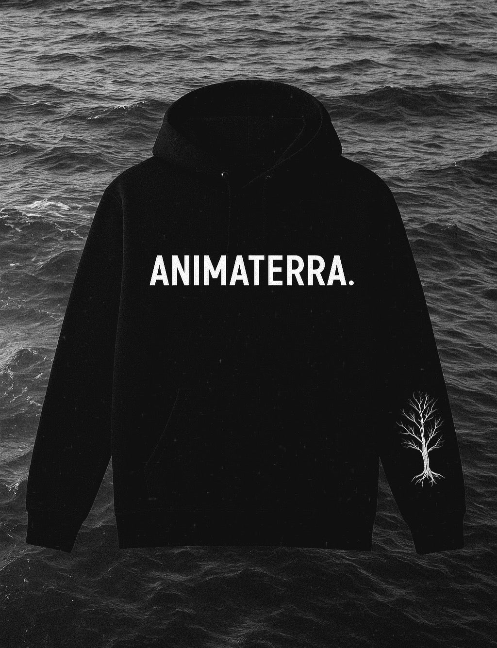Unisex garment-dyed lightweight hoodie
